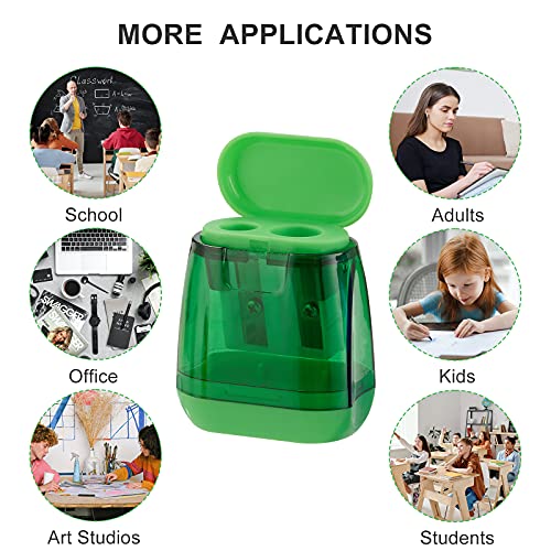 Sonuimy Pencil Sharpeners, 4 Pcs Pencil Sharpeners Manual