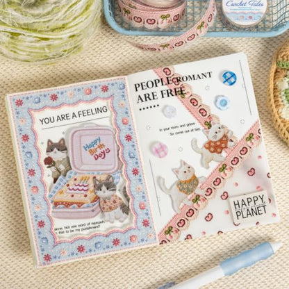 PET Tape Stickers for Journaling Supplies,Journal Stickers for Scrapbooking - color: Landscape
