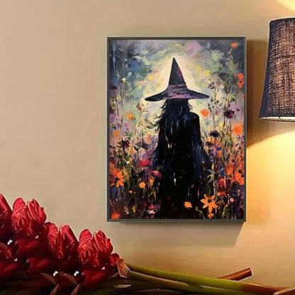 WUDWL Halloween Witch Diamond Art Kits for Adult Diamond Painting Kit - color: DP04614