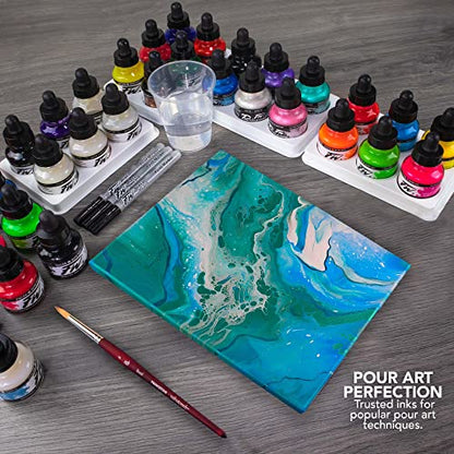 Daler-Rowney FW Acrylic Artists Ink, 1 oz, Rowney Blue (160029119)