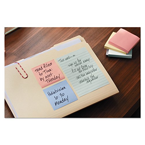 3M 654R24CPAP Post-It Greener Notes Cabinet Pack, 3 x 3, Helsinki Colors, 24/PK - size: 3" x 3"