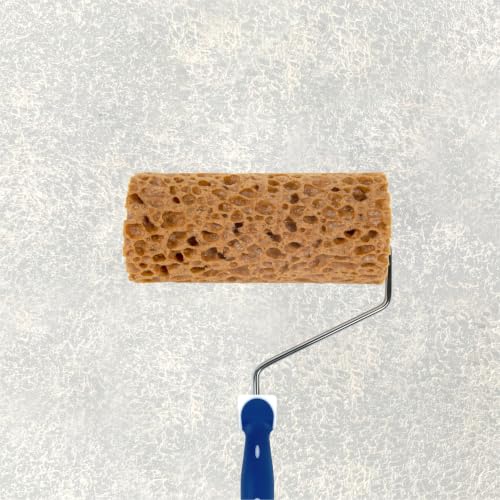 Hanroy 6" Sea Sponge Roller, Texture Pattern Paint Roller for Home Walls | Texture Sponge Paint Roller. Reusable& washable. Decor Art Painting Roller for Home Wall, Fast and Easy Pattern Art - color: M90f