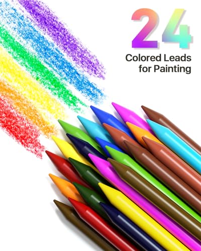 STAGEEK 37PCS Mechanical Pencil Set with Case, 0.3, 0.5, 0.7, 0.9 ＆2PCS 2mm - style: 0.3, 0.5, 0.7, 0.9, 2MM