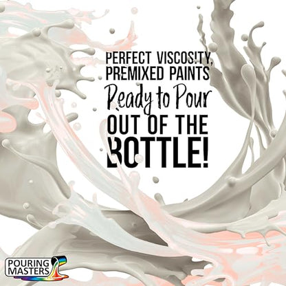 Pouring Masters Red Interference Pearl Special Effects Acrylic Pouring Paint - Premium 8-Ounce Pre-Mixed Fluid Acrylic Paint - Fluid Art Supplies for Canvas, Wood, Paper, Tile & Rocks - color: Red, size: 8 Fl Oz (Pack of 1)