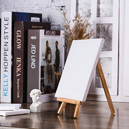 24 Pack Mini Wood Display Easel (8 Inch) - size: 8 Inch