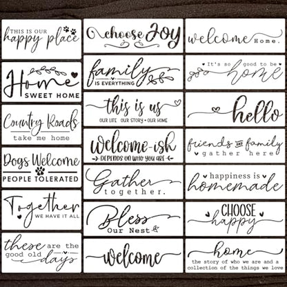 Welcome Stencil Welcome Stencils for Painting on Wood | Words Stencils for Crafts Reusable Sarcastic Quotes Home Sweet Home Stencil for Wood Sign Wall Fabric DIY Crafts Decor - style: Welcome