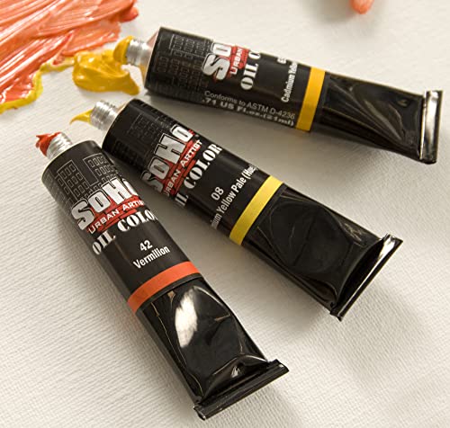 Soho Urban Artist Oil Paint - 2 Pack, Emerald Green 2 Pack - 170 ml Tube - Best Valued Oil Colors for Painting with Excellent Pigment Load - color: Emerald Green