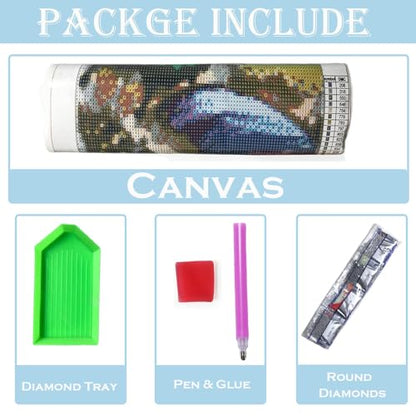 Milila Diamond Art Kits for Adults Full Drill Diamond Painting Kit(Eagle) - color: Eagle