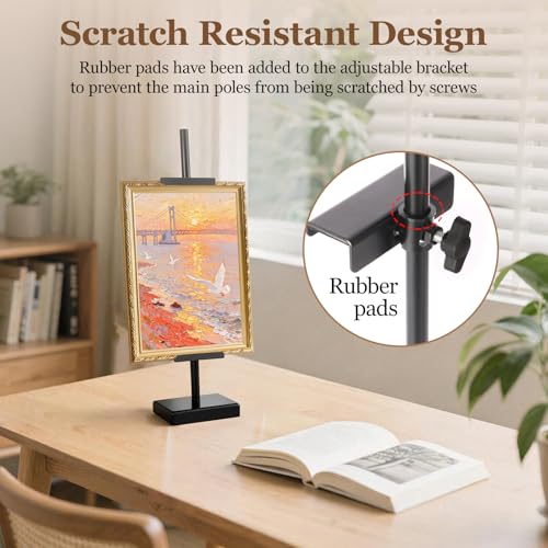 18'' Adjustable Tabletop Easel Stand, Black Easel for Display - color: Black, size: 18inch