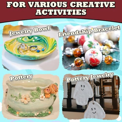 Aujazyble Air Dry Clay - 3.3lbs Terracotta Natural Pottery Clay for Kids, No-Cracking & Self Hardening, Professional Modeling Clay for Pottery Wheel, Sculpting, Arts & Craft Supplies for Classrooms - color: Terracotta