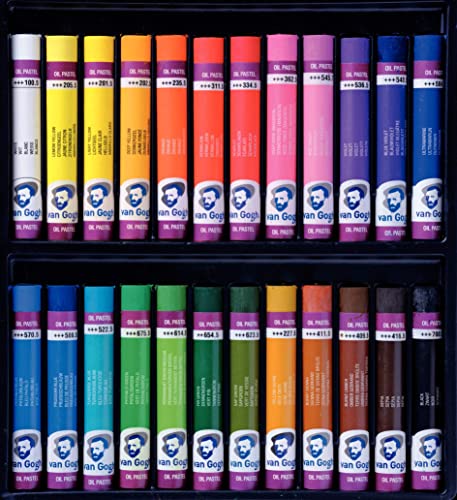 Vangogh Oil Pastels, General Selection, 24 Count