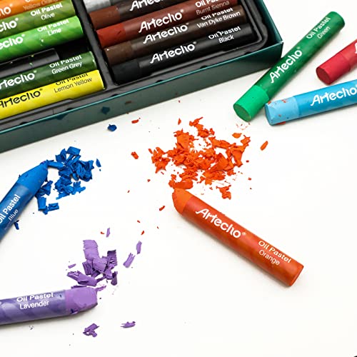 Artecho Oil Pastels Set of 48 Colors (10 x 70 mm)