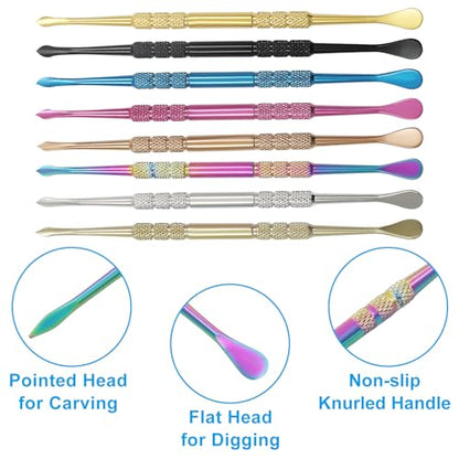 Jiozermi 8 Pack Wax Carving Tools, 8 Colors - color: 8 Colors