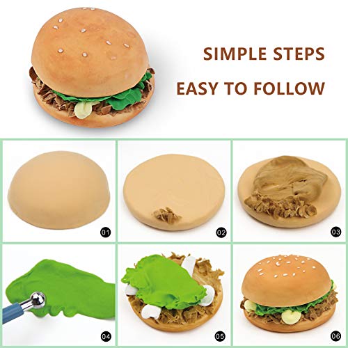 Cutedeer Brown Air Dry Clay, 1.1lb Foam Modeling Clay, Soft Squishy Molding for Kids Adults, Arts & Crafts Project Slime Supplies(1.1lb - 2 Pack, Brown) - color: Brown, size: 1.1lb - 2 PACK