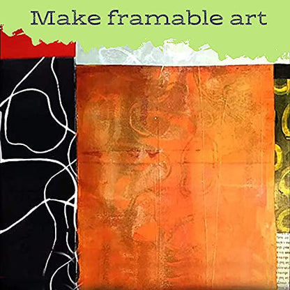 Gel Press Monoprinting Gelli Plate - (Size: 12" X 12") - 10803 | Top Gel Printing Plate for Arts & Crafts - size: 12" x 12"