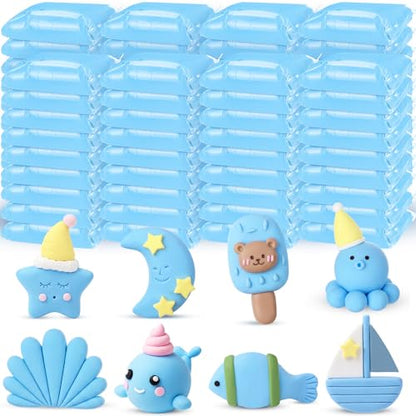 VioraWhite 72 Pcs 38oz Air Dry Clay Bulk Modeling Clay,Sky Blue | Ultra Lightweight Foam Modeling Clay for Kids Adults, DIY Gifts Party Arts Crafts, School Project Supplies - color: Sky Blue
