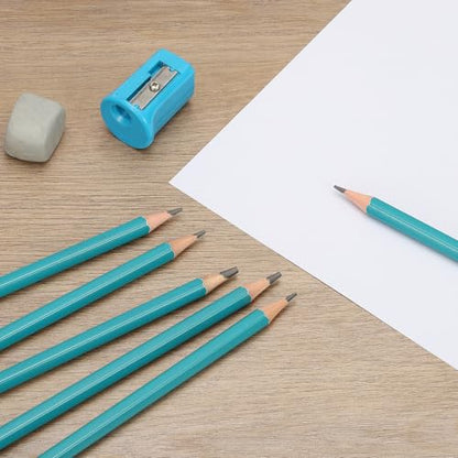 PATIKIL 4B Drawing Pencils for Sketching, 6PCS Sketch Pencils for Drawing Art Pencils Graphite Wood Pre-sharpened for Drawing Sketching Artist, Hexagonal, Black Refill, Green/Black Pole - style: 4B
