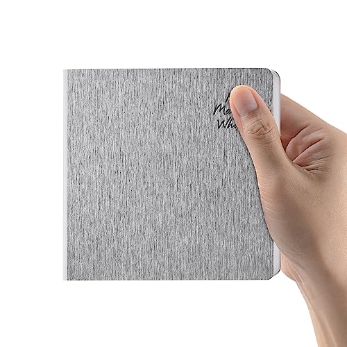 Light Grey Hardcover Sketchbook Square Hardbound Sketch Journal 4.7 x 4.7 Inch 42 Sheets Art Book 250GSM Ultra Smooth Paper Ideal for Pencils,Water Color Pen,Marker Pen - color: 250gsm-Light Gray