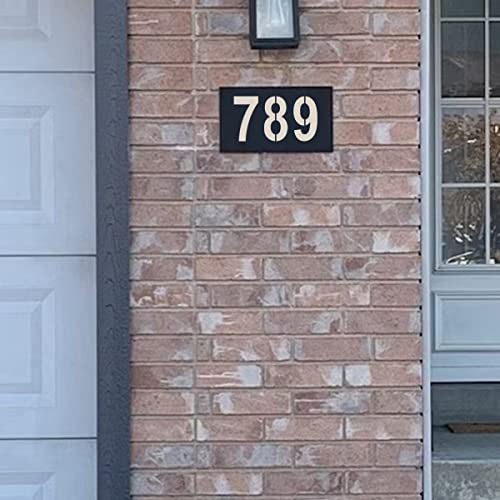 1 Inch Number Stencils for Painting - 11 Pack Number Stencil Templates for Curb Address, Cakes, Cookies, Mailboxes and Crafts, Reusable House Numbers Stencils for Wood Signs & Cement Wall Art - size: 1 Inch