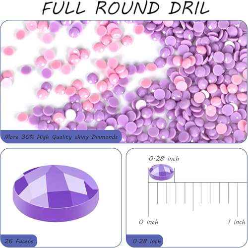 SKRYUIE 5D Large Diamond Painting Kits Tiger - DIY Diamond Art Kits for Adults Animal, Full Round Drill - Crystal Embroidery Cross Stitch - Craft for Wall & Office Decor - 12x30 inch / 30x80 cm B4 - color: colorful-10