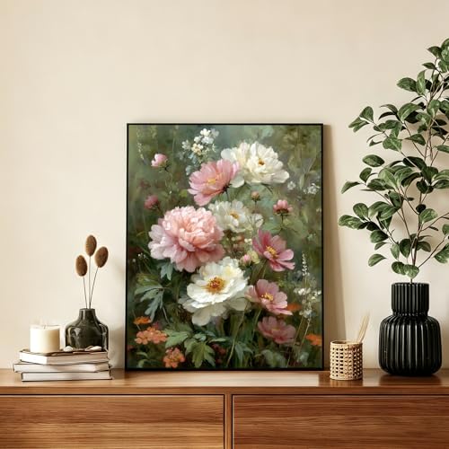 AUKELHJ Paint by Numbers Kit for Adults Beginner, Flowers, 16X20 Inch - color: 19-Flowers
