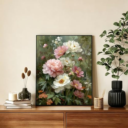 AUKELHJ Paint by Numbers Kit for Adults Beginner, Flowers, 16X20 Inch - color: 19-Flowers