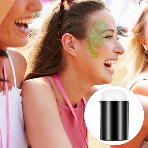 125 Pieces Finger Sponge Daubers Foam with Box Face Paint Sponges Painting Craft Set Finger Paint Drawing Chalk Fingers Painting