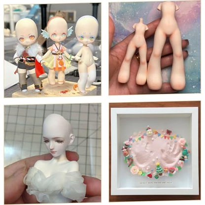 Air Dry Clay Lightweight, Flexible Modeling Clay for Adults Arts and Crafts | Professional & Moldable, Soft & No-Stick, Polymer Clay for Sculpting, Molding,Anime Figures,Making Costumes,DIY Projects - color: Skin-3 Packs