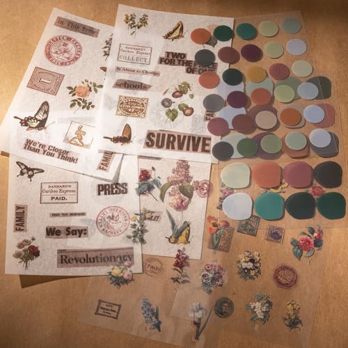 YagCu Scrapbook Kit for Beginners, Aesthetic Junk Journal Supplies, Scrapbooking and Journaling Materials, Bullet Journals Stationery, Planner DIY Arts Craft, Women Adults - color: Forest