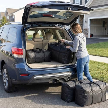 Heavy Duty Storage Bag with Handles for Moving & Storage (21Gal - 2 Pack) - size: 21Gal/81L - 2 Pack