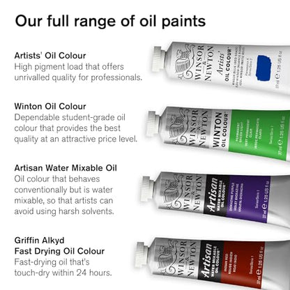 Winsor & Newton Winton Oil Color Paint Set, 10 x 12ml (0.4-oz) Tubes - style: Tube Set - 10 x 12ml