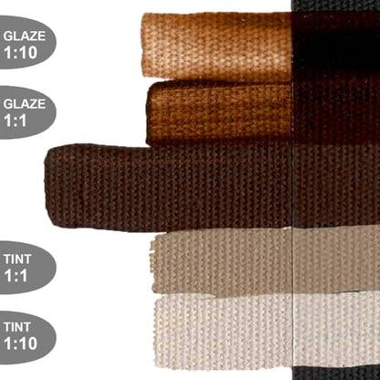 GOLDEN OPEN Slow-Drying Acrylics, Burnt Umber, 2 fl. oz. Tube - color: Burnt Umber, size: 2 Fl Oz (Pack of 1)