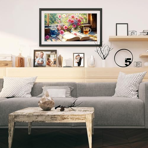 YOYA Large Diamond Art Kits for Adults, Flowers, 27.5 x 15.7 Inch - color: Flowers 017