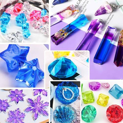 Epoxy Resin Pigment - 30 Colors Concentrated Liquid Epoxy Resin Dye, Transparent Resin Colorant for Resin Coloring, DIY Resin Jewelry Making, Resin Painting, Resin Art Crafts - 0.35oz/10ml Each