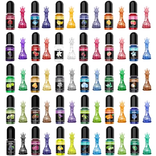 Epoxy Resin Pigments - 30 Colors Resin Color Pigment, Highly Concentrated Liquid Epoxy Resin Dyes for Resin Art, DIY Jewelry Making, Crafts and More. (30 Colors) - color: 30 Colors