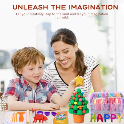 IGaiety Polymer Clay Kit for Kids, 110 Colors Oven Bake Clay