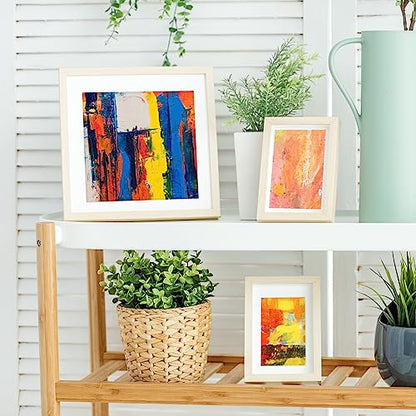 Scrapbook Paper, 24 Sheets 6"×6" 160gsm Single-Sided Patterned Cardstock - color: 24 sheets-oil painting