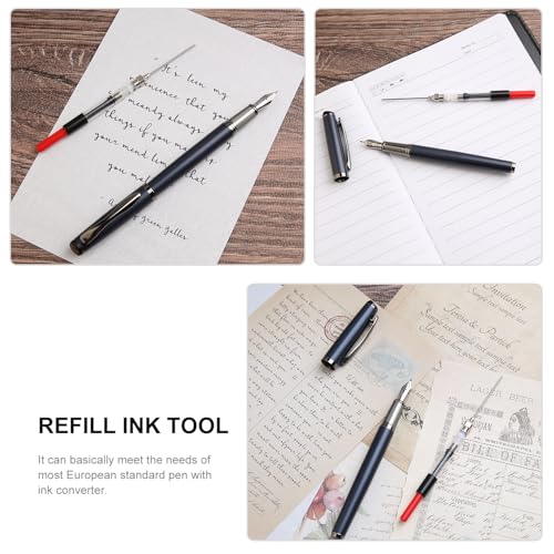 Calligraphy Fountain Pen Set - Includes 5 Nibs, Ink Bottle, Ink Refill Converter and 18 Cartridges, Fancy Pen for Women Men Gift - MU-25
