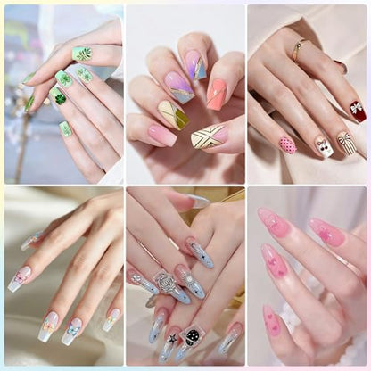 Biutee Nail Stamp Plates 16PCS Nail Stamping Kit 8 Nail Stamping Gel Polish | 1 Nail Art Stamper Scraper & Storage Bag, Nail Stamp Kit Flower Butterfly Animal Design for Beginners & Nail Lovers - color: 27pcs set