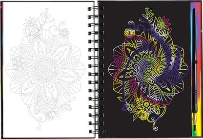 Scratch & Sketch Extreme Mandalas (Trace Along) (Scratch and Sketch Trace-Along)