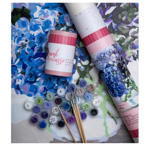 Pink Picasso Paint by Number Kit, for Adults & Teens,16x20, Sincerest Stems - color: Sincerest Stems