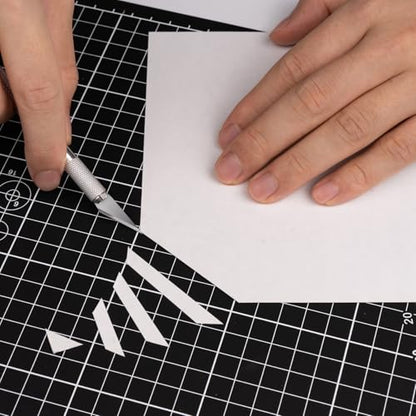 DIYSELF 8in×6in Cutting Mat, A5 Self Healing Cutting Mat, Craft Mat - color: Black, size: 8"L x 6"W