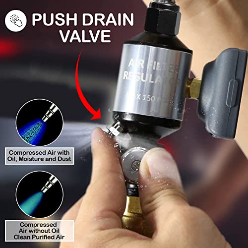LE LEMATEC Air Compressor Filter Regulator - Desiccant Filter Bundle