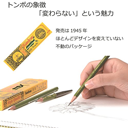 TOMBOW 51532 8900 Drawing Pencils, 2B, 12-Pack, Long Lasting Graphite Writing Pencils - style: 2B