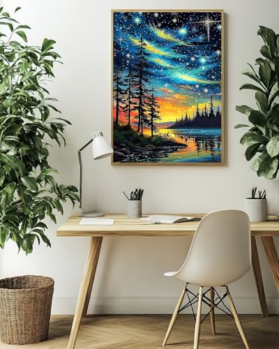 Landscape Diamond Art Kits for Adults, Diamond Art for Beginners 12X16 Inch - color: Landscape 06