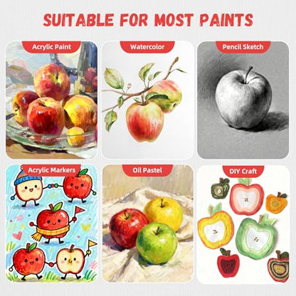 Simetufy 24 Pcs 11x14Inch Flat Canvas Boards for Painting, Art Panels (Pack of 2) - size: 11"x14" (Pack of 2)