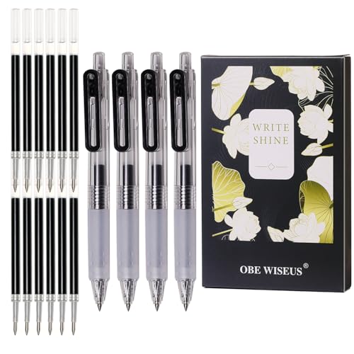 Ultra Fine Point Pens with Refills,0.38 Micro Fine Tip,16 Counts | Smooth Skip-Free Point,Refillable Black Ink,Perfect for Daily Writing,Office Paperwork,Note-Taking for Students & Teachers - style: 16 Counts