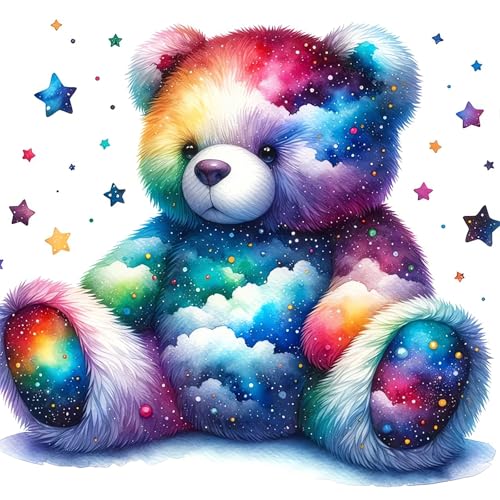Xoaoes Bear Diamond Art Kits for Adults, Animals 5D Diamond Painting Kits - color: CM030