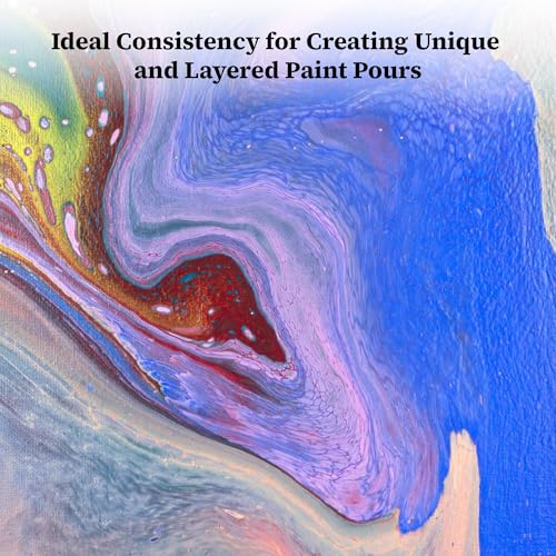 DecoArt Fluid Art Ready-to-Pour Paint Set – Galactic Colors, Set of 6 (4 fl oz Bottles) – Acrylic Pouring Paints for Canvas, Wood & DIY Art Projects - color: Multi – Galactic