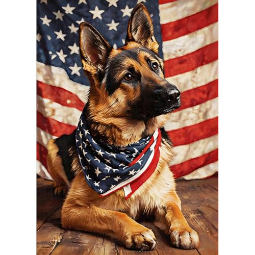 NICRBI Diamond Painting Kits for Adults Dog, Diamond Art 12x16 Inch